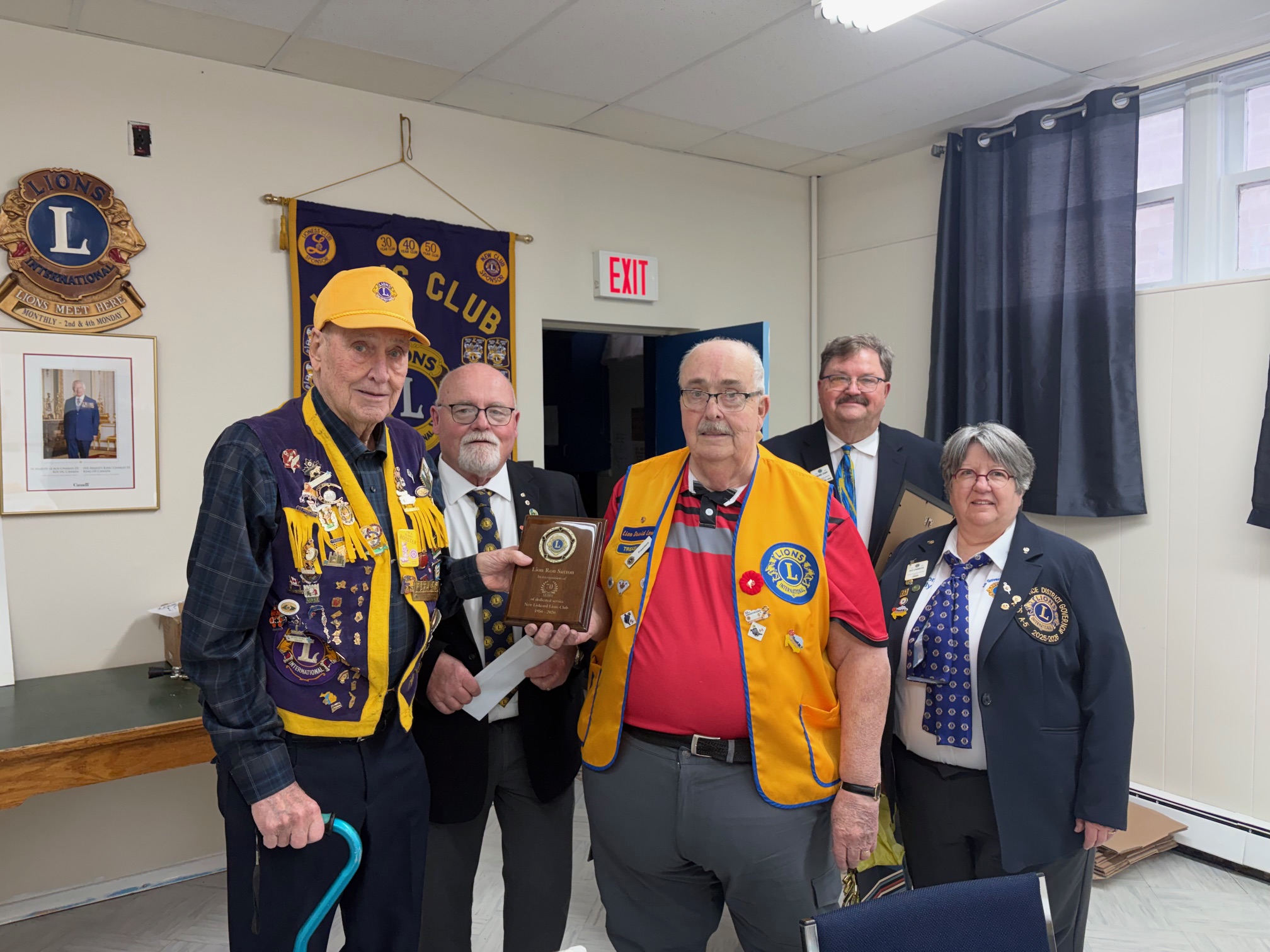 Ron Sutton received Chevron award